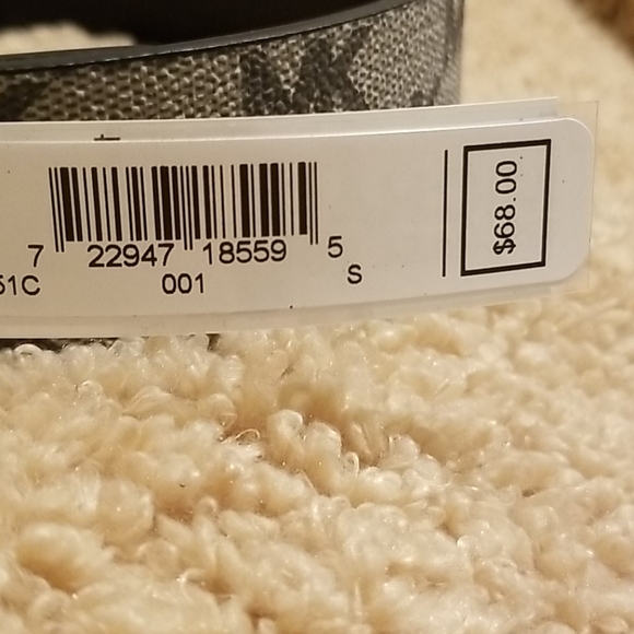 Women's MK belt small Grey black white - Picture 8 of 8